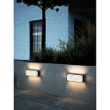 Nordlux Luminaire mural d’extérieur FLUCTUS 28 E27 IP44, noir mat, blanche 