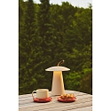 Nordlux Lampe de table à accu ARA TO-GO 2 IP54, couleur sable gradable