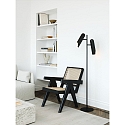 design for the people by Nordlux Lampadaire ROCHELLE GU10 IP20, noir mat 