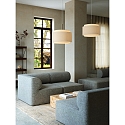 design for the people by Nordlux pendant luminaire TAKAI E27 IP20, beige dimmable