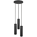 Nordlux Luminaire � suspension TILO 3 flammes, rond GU10 IP20, noir gradable