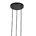 Nordlux Luminaire � suspension TILO 3 flammes, rond GU10 IP20, noir gradable