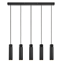 Nordlux Luminaire � suspension TILO 5 flammes, rond GU10 IP20, noir gradable