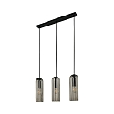 Luminaire à suspension MIELLA 3 flammes E27 IP20, couleurs fumée gradable
