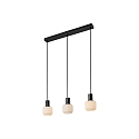 Luminaire � suspension MILFORD MINI 3 flammes E14 IP20, noir gradable