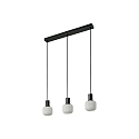 Nordlux Luminaire � suspension MILFORD MINI 3 flammes E14 IP20, noir gradable