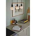 Nordlux Luminaire � suspension MILFORD MINI 3 flammes E14 IP20, noir gradable