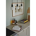 Nordlux Luminaire � suspension MILFORD MINI 3 flammes E14 IP20, noir gradable