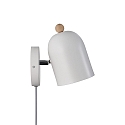 Nordlux wall luminaire GASTON E27 IP20, white 