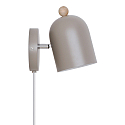 Nordlux Luminaire mural GASTON E27 IP20, brun clair 