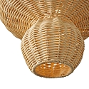 Nordlux Luminaire à suspension ALLIE E27 IP20, marron gradable