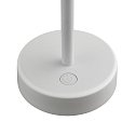 Nordlux Lampe de table � accu ELLEN TO-GO sans chargeur, avec IP station de rechargea IP44, mat, blanche gradable