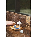Nordlux Lampe de table � accu ELLEN TO-GO sans chargeur, avec IP station de rechargea IP44, mat, blanche gradable