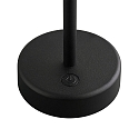 Nordlux Lampe de table � accu ELLEN TO-GO sans chargeur, avec IP station de rechargea IP44, mat, noir gradable