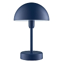 Lampe de table � accu ELLEN TO-GO sans chargeur, avec IP station de rechargea IP44, bleu, mat gradable