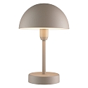 Lampe de table � accu ELLEN TO-GO sans chargeur, avec IP station de rechargea IP44, beige, mat gradable