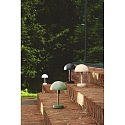 Nordlux Lampe de table � accu ELLEN TO-GO sans chargeur, avec IP station de rechargea IP44, beige, mat gradable