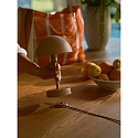 Nordlux Lampe de table � accu ELLEN TO-GO sans chargeur, avec IP station de rechargea IP44, marron, mat gradable