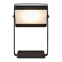 Nordlux battery table lamp SAULIO IP44, black dimmable