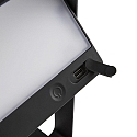 Nordlux battery table lamp SAULIO IP44, black dimmable
