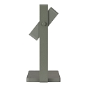 Nordlux battery table lamp SAULIO IP44, olive green dimmable