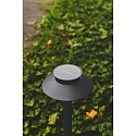 Nordlux solar bollard lamp JUSTINA with sensor IP44, black 