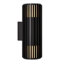 Luminaire mural d'ext�rieur ALUDRA DOUBLE E27 IP54, seaside noir gradable