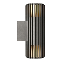 Nordlux Luminaire mural d'ext�rieur ALUDRA DOUBLE E27 IP54, seaside anthrazit gradable