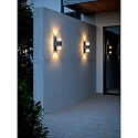 Nordlux Luminaire mural d'ext�rieur ALUDRA DOUBLE E27 IP54, seaside anthrazit gradable