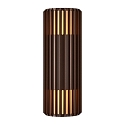 Nordlux Luminaire mural d'ext�rieur ALUDRA DOUBLE E27 IP54, seaside brun m�tallique gradable