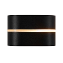 Nordlux Luminaire mural SIBELIS UP/DOWN E27 IP44, noir gradable
