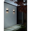 Nordlux Luminaire mural SIBELIS UP/DOWN E27 IP44, noir gradable