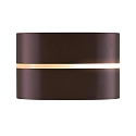 Nordlux Luminaire mural SIBELIS UP/DOWN E27 IP44, marron, métallique gradable