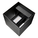 Nordlux Luminaire mural MILDA KUBI UP/DOWN IP44, noir 