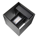 Nordlux Luminaire mural MILDA KUBI UP/DOWN IP44, anthrazit 
