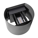 Nordlux Luminaire mural MILDA UP/DOWN IP44, anthrazit 
