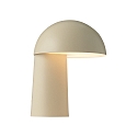Lampe de table à accu FAYE IP20, beige gradable