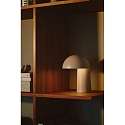 Lampe de table à accu FAYE IP20, beige gradable