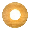 Luminaire de plafond SIONA E27 IP44, bois gradable