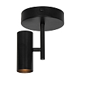 spot JEROME GU10 IP20, black dimmable