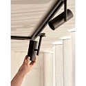 1-phase spot JEROME LINK set of 3 GU10 IP20, black dimmable