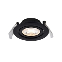 Lumière encastrée MONOLO lot de 1 IP20, noir gradable 4,8W 70 | 230 | 450lm 3000K 36° 36° CRI 80