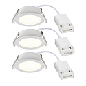 Nordlux Lumière encastrée OLEA lot de 3 IP65 | IP20, blanche  4,4W 345lm 2700K 110° 110° CRI 90