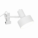 Lampe à pince MATIS E27 IP20, blanche 