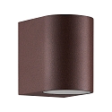 Luminaire mural d’extérieur DION SINGLE GU10 IP44, rouille gradable