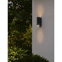 Nordlux Luminaire mural d’extérieur DION DOUBLE GU10 IP44, noir gradable