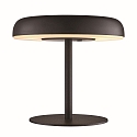 solar table lamp ELMER SOLAR IP44, black dimmable