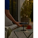 solar table lamp ELMER SOLAR IP44, black dimmable