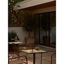 solar table lamp ELMER SOLAR IP44, black dimmable