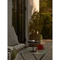 solar table lamp ELMER SOLAR IP44, black dimmable